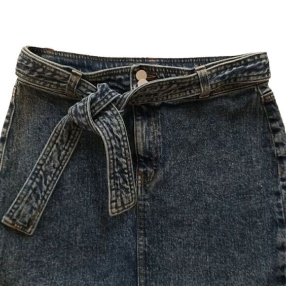 PROSPERITY Denim Mini Skirt - Picture 2 of 5